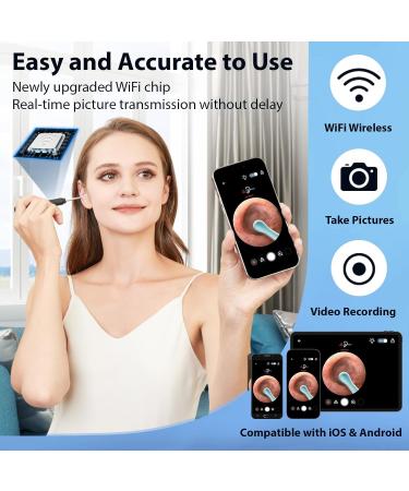 High-Definition Ear Wax Removal Tool Kit | 1296P Camera & 9 Picks | iOS & Android Compatible - Buy Online on GoSupps.com