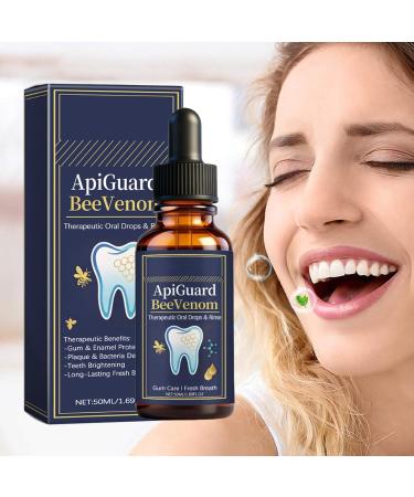 Mouthwash - 50ml Alcohol-Free Natural Gum and Teeth Cleanser - Oral Hygiene Solution | For Health Travel Dry Mouth Adults Dental Repair Refreshing - Buy Online on GoSupps.com