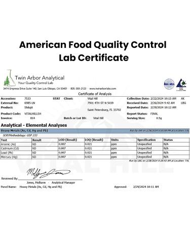 Premium Himalayan Shilajit Resin for Men and Women 500mg Organic Maximum Potency U.S.A Lab Tested for Purity | Supports Brain Function Energy and Focus (30g - 60 Servings) 1.06 Ounce (Pack of 1) - Buy Online on GoSupps.com