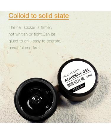 10ml Solid Gel Nail Glue for Nail Tips Clear Solid Nail Glue Gel for Press On Nails Strong Fake Nail Bonding Gel Glue Solid builder gels For Nail Strengthen Uv Light Cured Nail Art - Buy Online on GoSupps.com
