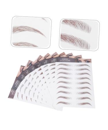 Buy Housoutil Eyebrow Transfer Stickers - 9 Sheets 4D & 6D Makeup Tools for Perfect Brow Shaping | International Shipping Available - Buy Online on GoSupps.com