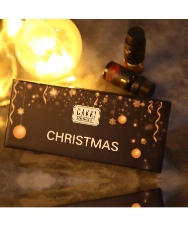 Buy Christmas Essential Oils Gift Set - Premium Fragrance Oils for Home & Diffuser (Pack of 6) - Festive Scents: Tree Cookie Cranberry & More - Buy Online on GoSupps.com