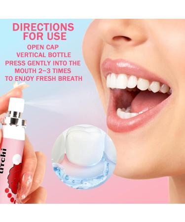 6PCS Fresh Breath Spray Fruity Flavour Mouth Spray Freshener Spray Set Peaches Oranges Watermelon Grapes Lychee Mint Spray for Mouth Oral Spray for Adults - Buy Online on GoSupps.com