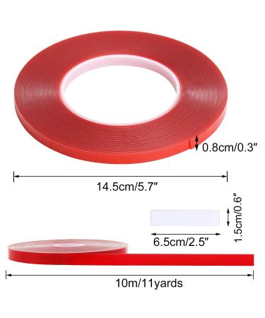 Noverlife 3PCS Double Side Adhesive Nail Art Tape + 10PCS Acrylic Display Sticks - Waterproof & Traceless Mounting Tape for Salon Nail Showcase - Buy Online on GoSupps.com