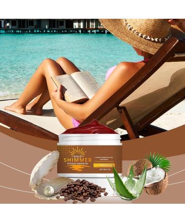 Tanning gel evens skin tone every day to create tanned skin.Easy & Long Lasting To Care Skin 30g 2024 New Bronzer Cream Self Tanning Tinted Serum (4) - Buy Online on GoSupps.com