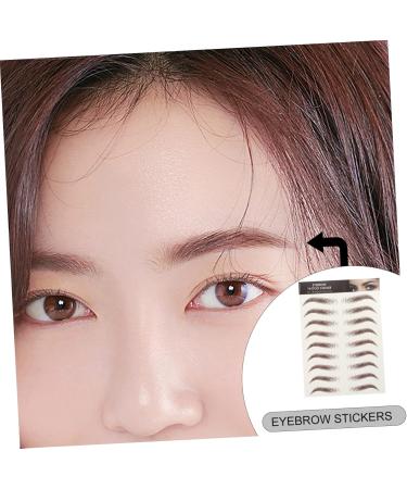 OHPHCALL 9 Sheets Waterproof Eyebrow Stickers Artificial Eyebrow Tools Imitation Eyebrow Hair Cosmetic 6d - Buy Online on GoSupps.com