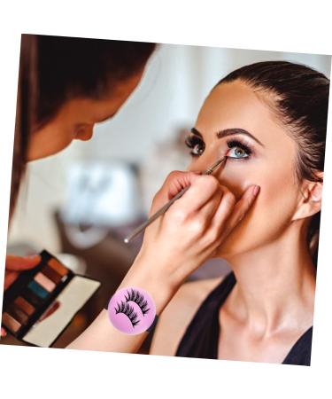 FOMIYES 2 Sets Eyelash Board & Curler - Pink 6x6cm Eyelash Holder for Fake Eyelashes - Perfect for Lash Artists - Buy Online on GoSupps.com