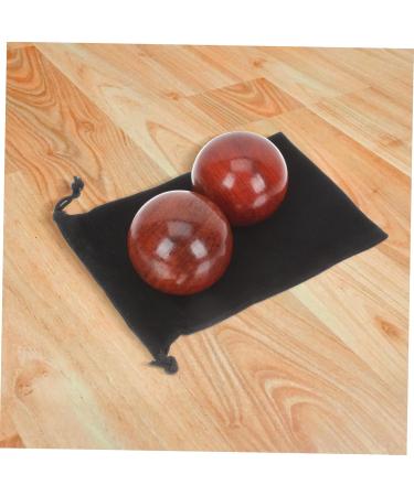 JECOMPRIS 6-Piece Wooden Massage Tools Set | Health Balls for Chinese Medicine & Meditation | Hand Rolling Wooden Fitness Balls - Buy Online on GoSupps.com