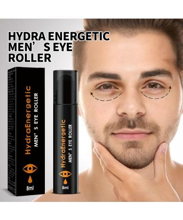 Men's Clear Eye Roller - 8ml Japanese Skincare for Dark Circles & Puffiness - Hydrating Eye Treatment - Buy Online on GoSupps.com