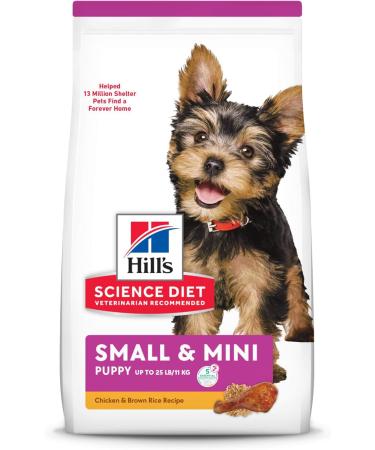 Hill's Science Diet Adult Small & Mini Chicken & Brown Rice Recipe Dry Dog Food 15.5 lb bag & Puppy Small & Mini Chicken Meal & Brown Rice Recipe Dry Dog Food 4.5 lb bag - Buy Online on GoSupps.com