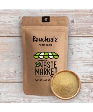  TASTE Guter Geschmack 2 x 500g Smoked Salt | Hickory Style | 100% Vegan | Fine Sea Salt 1kg - Buy Online on GoSupps.com