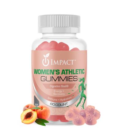 IMPACT Multivitamin for Women Gummies Daily Women Vitamins with A C D3 B12 - Biotin & Magnesium for Energy Endurance - Recovery & Immune Support Vegan 60 Count