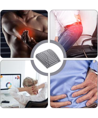 Nizirioo Refresh Neck & Back Stretcher - Ultimate Back & Neck Relief | Gray Adjustable Back Trainer for Pain Relief & Relaxation - Buy Online on GoSupps.com