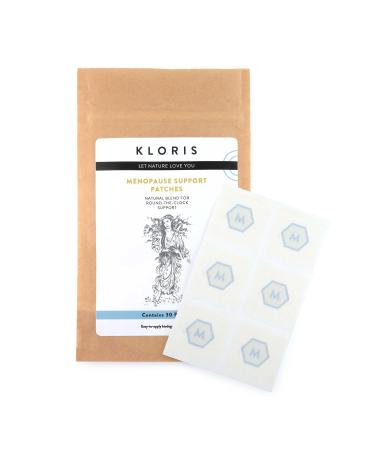 KLORIS Menopause Patches - Natural Support for Hot Flashes Sleep Night Sweats Cramps & Mood - with Gotu Kola & More
