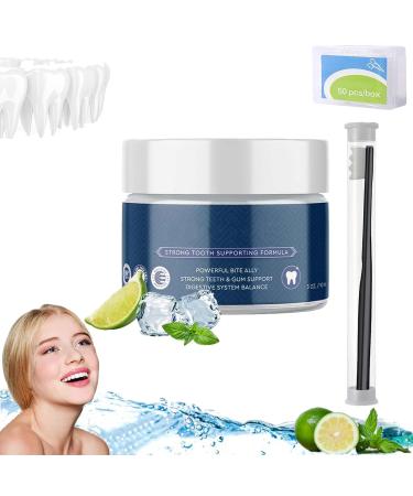 Fortbite Tooth Powder - Fortbite Toothpaste Fortbite Toothpaste Bentonite Clay Fortbite Toothpaste Tooth Whitening Powder Stain Removal Quickly Clean Teeth (1PCs 90ml)