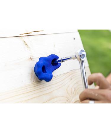 Squirrel Products 20 Extra Large Deluxe Rock Climbing Holds - Mounting Hardware Included - Outdoor Play for Ages 3 - Buy Online on GoSupps.com