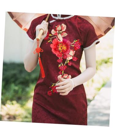 Operitacx 4 Pcs Embroidered Cloth Patch Lace Trim Decorate Diy Crafts Polyester Sewing Tools Clothing As Shownx2pcs 57.00X33.00X0.10CMx2pcs - Buy Online on GoSupps.com