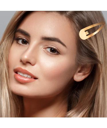 30 Pack Large Metal Snap Hair Clips for Kids & Women - No Slip Hairpins in Gold Silver Black | Perfect Hair Jewelry - Buy Online on GoSupps.com