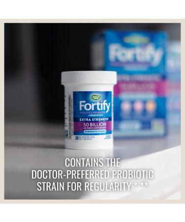 Nature's Way Fortify Women's Probiotic 50 Billion - 10 Strains for Digestive & Immune Health - 30 Capsules - Buy Online on GoSupps.com