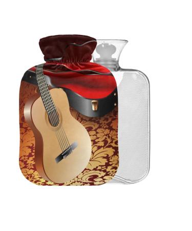 Heat bottle for music guitar with cover 1 l small warming bag for pain relief headache neck and shoulders BPA-free