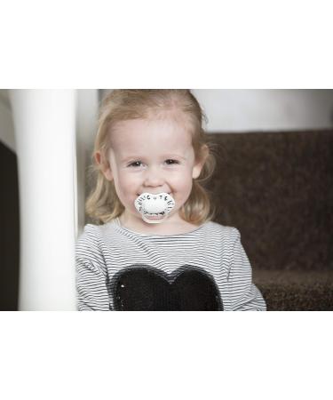 Tommee Tippee Urban Style Pacifiers - Silicone White & Purple (6-18m+) - 2 Pack - Buy Online on GoSupps.com