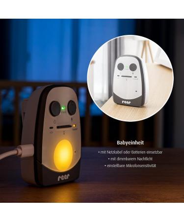 Reer Cosmo Baby Monitor - Inventor of Baby Monitors | Night Light Vibration Alarm & Intercom | 600m Range | International Shipping - Buy Online on GoSupps.com