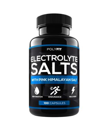 Electrolyte Salt Tablets - 100 Pills - Electrolytes Replacement Supplement for Rapid Hydration