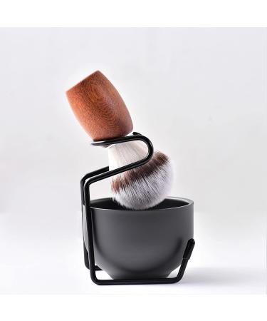 Buy Premium 3pcs Shaving Brush Set for Men - Includes Shaving Brush Bowl & Razor Stand | International Shipping - Buy Online on GoSupps.com