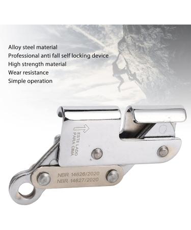 DPOFIRS Climbing Anti-Fall Rope Gripper | Self-Securing Alloyed Steel Gripper for Mountaineering Via Ferrata & Tree Care - Strong Load-Bearing Capacity - Buy Online on GoSupps.com