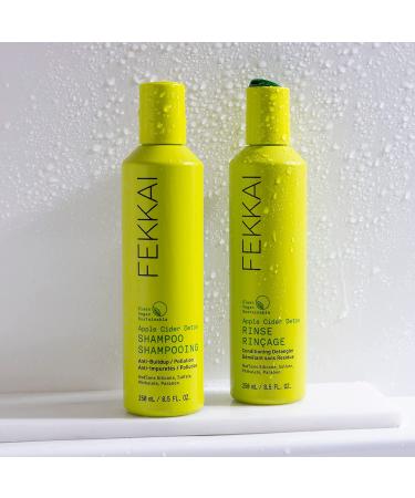Fekkai Apple Cider Detox Shampoo 8.5 oz - Salon Grade, EWG Compliant, Vegan & Cruelty Free - Promotes Hair & Scalp Health - Buy Online on GoSupps.com