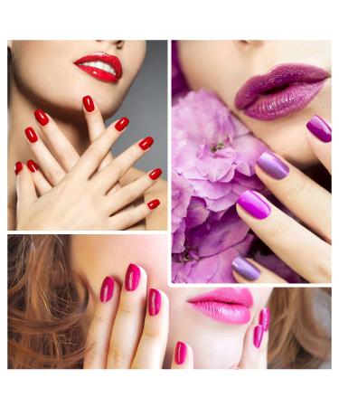 WOKOTO 16 Sheets Pink Solid Nail Polish Strips - Full Nail Wraps for Women - Nail Art Stickers for Girls - Gel Nail Decals for Nail Art - Buy Online on GoSupps.com