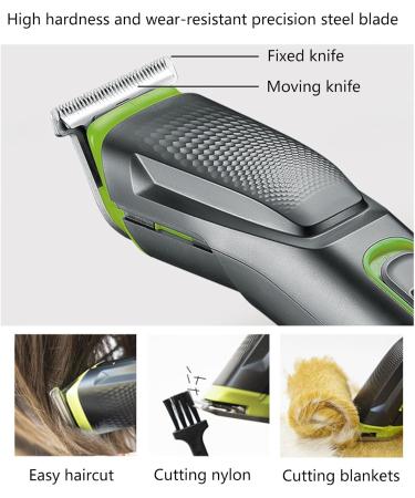 Rechargeable Hair Trimmer for Men Hair Cutting Set Professional Electric Hair Trimmer Adjustable for Barbers - Buy Online on GoSupps.com