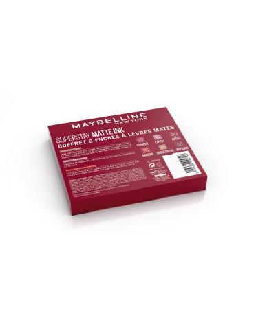 Maybelline New York Superstay Matte Ink Liquid Lipstick Set - 6 Long-Lasting Shades: Lover Seductress Artist Dancer Pioneer - Shop Internationally! - Buy Online on GoSupps.com