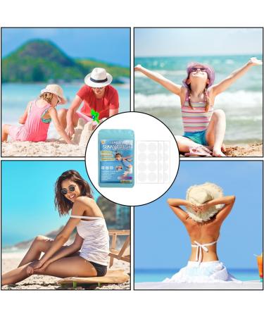UV Patches for Sunscreen - Natural Fading Waterproof UV Patch UV Dots Sun Sticker Sunblock Face Stick Self-Adhesive Easy to Use for Picnic Hiking Garden Voihamy - Buy Online on GoSupps.com