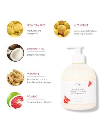 100% Pure Yuzu & Pomelo Glossing Conditioner | Revitalizing Hydrating Formula with Kelp Flax Seed Oil & Vitamin E | Vegan Hair Care for Men & Women - 16 Fl Oz - Buy Online on GoSupps.com
