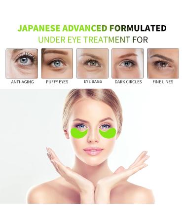 Under Eye Patches 70PCS with Collagen, Green Tea, Aloe Vera - Dark Circles & Puffiness Treatment for Women & Men - Buy Online on GoSupps.com