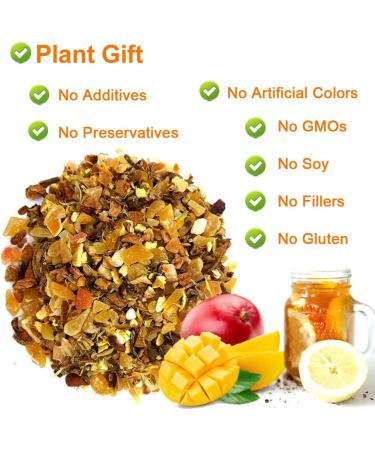 Plant Gift Taiwan Mango Health Tea White Roselle Apple Rock Sugar Mango Papaya Orange Peel Chrysanthemum Hibiscus Herbal Tea NonGMO Fruit in Iced Tea and Hot Tea 70g25oz - Buy Online on GoSupps.com