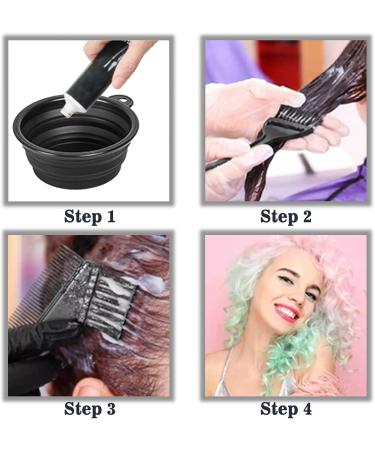 NEPAK 18 Pcs Pinceau Coloration Cheveux Kit Kit Coloration Cheveux avec Pinceaux et Bol Id al pour D coloration M ches Balayage - Buy Online on GoSupps.com