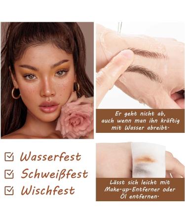 EONFAVE Microblading Eyebrow Pencil 2025 Eyebrow Pencil Hair Drawing Waterproof & SmudgeProof Magic Eyebrow Pencil with 4 Fork Tips 3D Eyebrow Color Dark Brown Natural for Men and Dark Brown 04 g 1er Pack - Buy Online on GoSupps.com