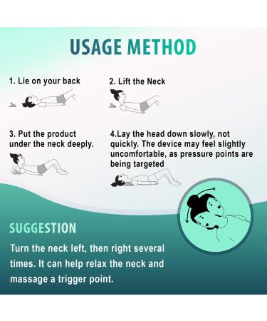 Trigger Point Pillow for Head and Neck Pain Relief - Acupressure Support for Tension Headache Relief and Muscle Relaxation - Buy Online on GoSupps.com