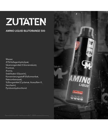  Mammut Mammut Amino Liquid Blood Orange Flavor 500 ml Pack of 5 (5 x 500 ml) - Buy Online on GoSupps.com