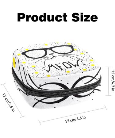 Cat Animal Print Period Storage Bag for Teen Girls - Multicoloured 04 - Buy Online on GoSupps.com