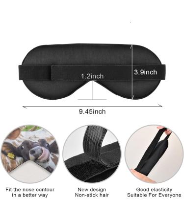 Haskirky Light Blocking Eye Mask - Breathable & Adjustable for Men and Women - Ideal for Travel, Yoga, Meditation, Office, and Deep Sleep - Buy Online on GoSupps.com