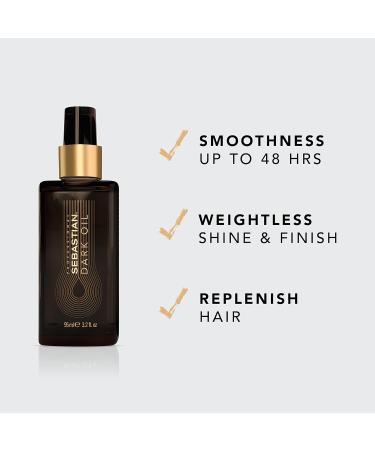 Sebastian Professional Dark Oil Lightweight Hair Oil + Sebastian Shaper Hairspray 10.6 oz Hair Care + Styling Bundle - Buy Online on GoSupps.com