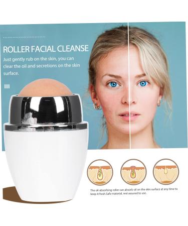 VINTORKY Face Cleaning Tools 1pc Facial Oil Absorbing Ball Make up Kit Facial Tool Skin Care Roller Face Beauty Instrument - Buy Online on GoSupps.com