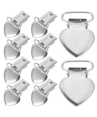 PopetPop 120 StK Peach Heart Snable Clip - Metal Clips for Sofa Cushions & Mattress Covers - Heart-Shaped Stainless Steel Laundry Clips (1 Pack) - Buy Online on GoSupps.com