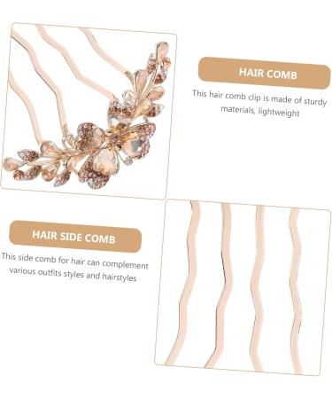 VINTORKY Hair Side Comb hair accessories back of head vintage hair accessories for bride rhinestones rhinestone hair accessories Hair piece Accessories vintage hair accessories - Buy Online on GoSupps.com