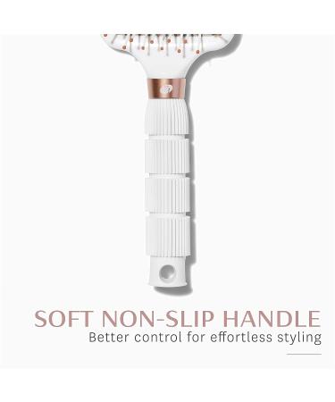 T3 Smooth Paddle Brush | Wide Flat Base for Gentle Styling | Heat Resistant Bristles - Buy Online on GoSupps.com