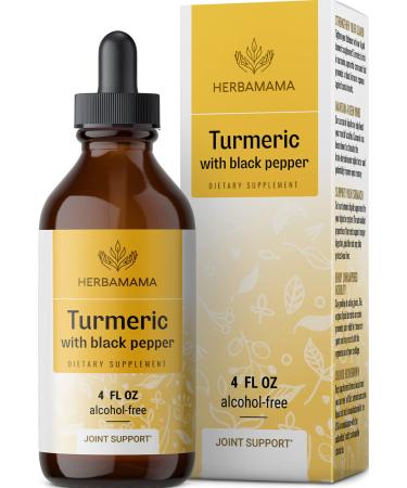 Turmeric Liquid Drops - Organic Turmeric Curcumin Liquid Extract Supplement with Black Pepper - Alcohol-Free - Vegan - 4 fl oz 4 Fl Oz (Pack of 1) - Buy Online on GoSupps.com