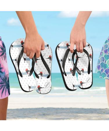 Shop Mnsruu Dachshund Puppy Flip Flops - XL Indoor & Travel Footwear for Men & Women | Home Hotel Spa - Buy Online on GoSupps.com